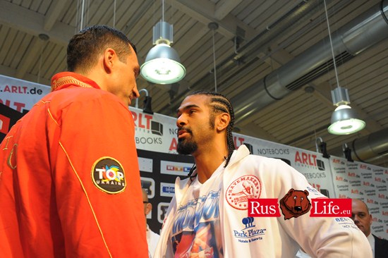 Wladimir Klitschko und David Haye 