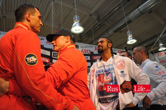 Wladimir Klitschko und David Haye 